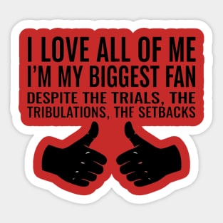 Mental health: Trials and Tribulations Sticker